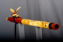 Amboyna Burl Native American Flute, Minor, Mid F#-4, #P11K (6)